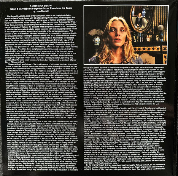 Mitch Yuspeh & Ira Yuspeh : 7 Doors Of Death (Original Motion Picture Soundtrack) (LP, Album, RSD, Ltd, RM, Red)