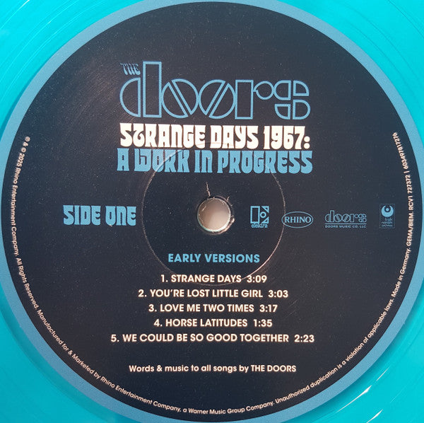 The Doors : Strange Days 1967: A Work In Progress (LP, Album, RSD, Ltd, Num, Tra)