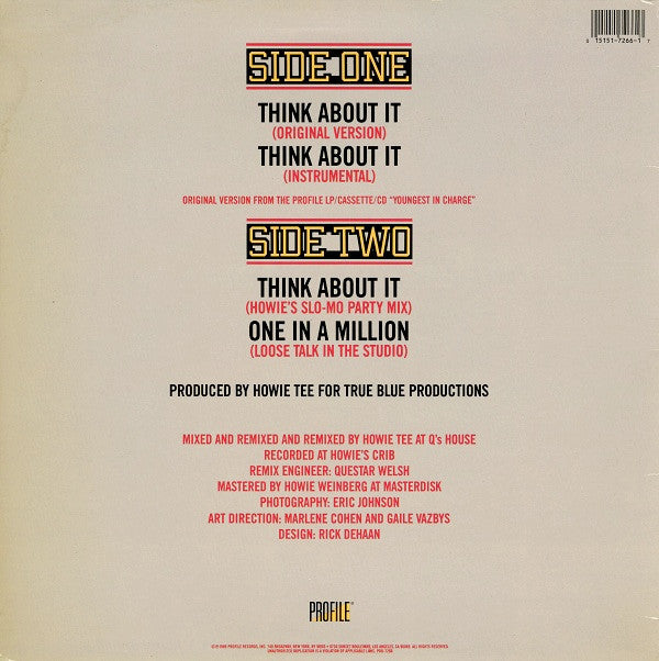 Special Ed : Think About It (12", Single)