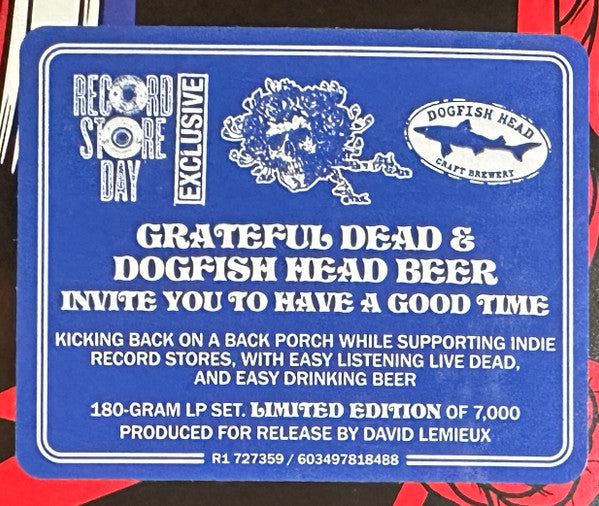 The Grateful Dead : On A Back Porch, Vol. 1 (LP, RSD, Comp, Ltd, 180)
