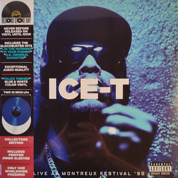 Ice-T : Live At Montreux Festival '95 (LP, Album, RSD, Ltd, Blu + LP, Album, RSD, Ltd, Wh)