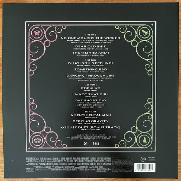 Stephen Schwartz : Wicked (The Soundtrack) (LP, Gre + LP, Pin + Album, RSD, Ltd, Num, RE)