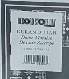 Duran Duran : Danse Macabre De Luxe Zoetrope (Bonus LP) (LP, Album, RSD, Dlx, Pic)