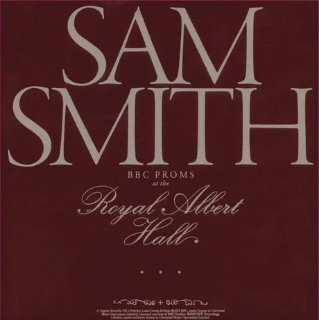 Sam Smith (12) : BBC Proms At The Royal Albert Hall (2xLP, RSD, Ltd, Liv)