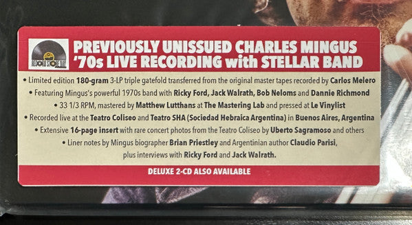 Charles Mingus : In Argentina (The Buenos Aires Concerts) (3xLP, RSD, Comp, Ltd, 180)