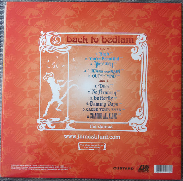 James Blunt : Back To Bedlam (The Demos) (LP, RSD, Che)