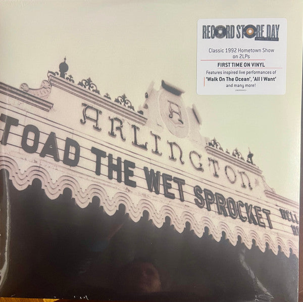 Toad The Wet Sprocket : Welcome Home: Live At The Arlington Theatre, Santa Barbara 1992 (2xLP, Album, RSD, RE)