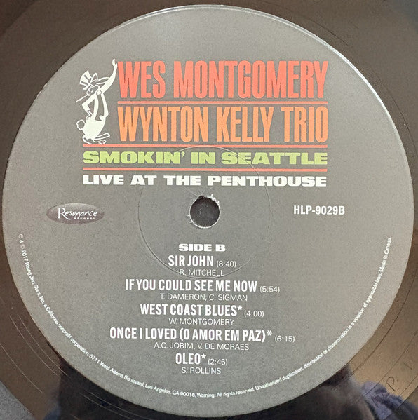 Wes Montgomery, Wynton Kelly Trio : Smokin' In Seattle (Live At The Penthouse) (LP, Album, RSD, Mono, Ltd, Num, RE, 180)