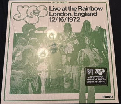 Yes : Live At The Rainbow London, England 12/16/1972 (3xLP, RSD, Etch, Ltd, RE)