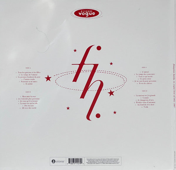 Françoise Hardy : Françoise Hardy En Vogue Best Of 1962-1967 (2xLP, RSD, Comp, Ltd, RM, Red)