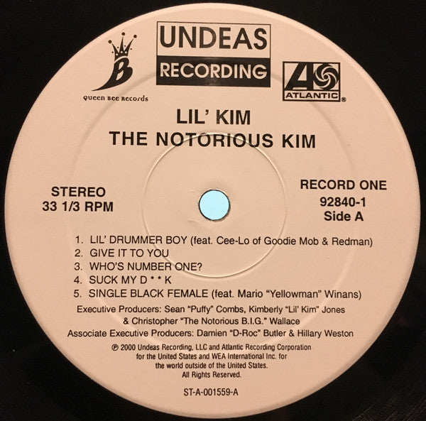 Lil' Kim : Notorious K.I.M. (2xLP, Album)