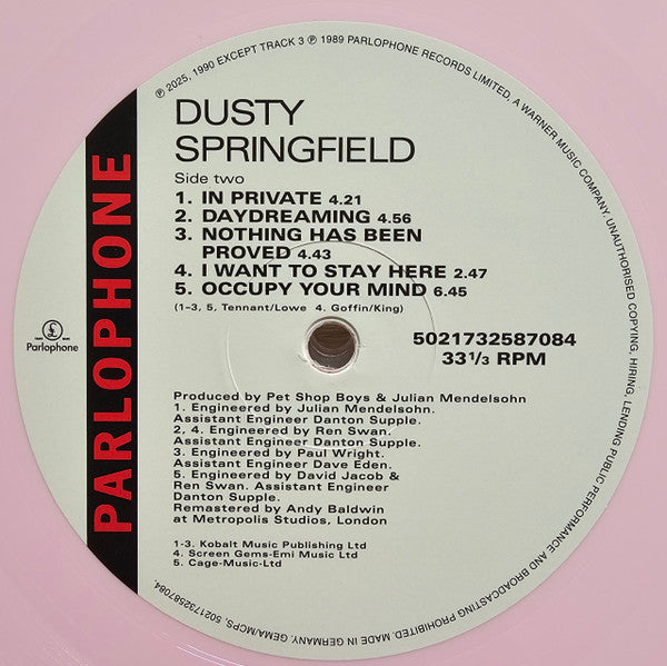 Dusty Springfield : Reputation  (LP, RSD, Ltd, RE, RM, S/Edition, Pin)