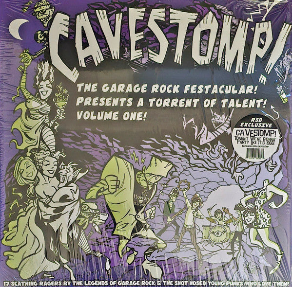 Various : Cavestomp! The Garage Rock Festacular! Presents A Torrent Of Talent! Volume One! (LP, RSD, Ltd)