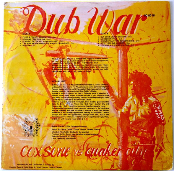 Scientist : Dub War (Coxsone Vs Quaker City) (LP, Album)