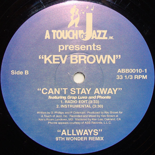 Kev Brown : Allways (12")