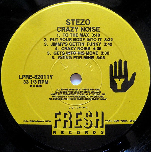 Stezo : Crazy Noise (LP, Album)