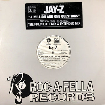 Jay-Z : A Million And One Questions (12", Single, Promo)