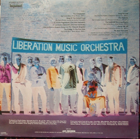 Charlie Haden : Liberation Music Orchestra (LP, Album, RE)