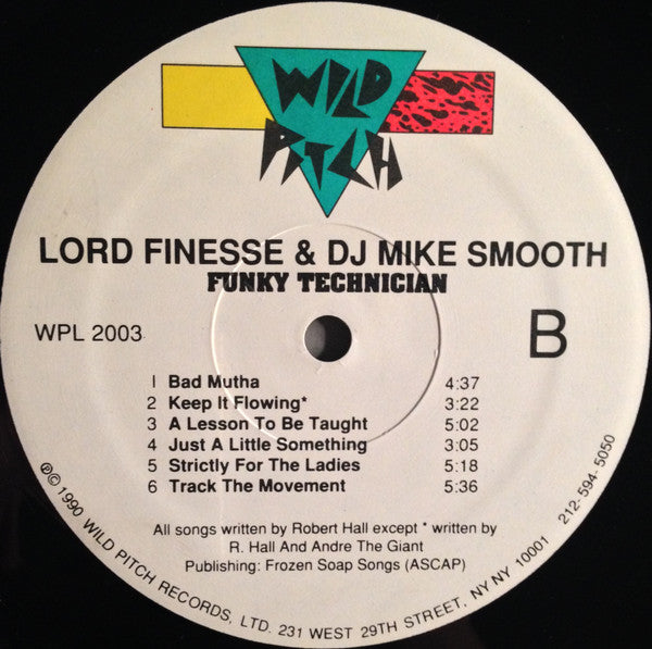 Lord Finesse & DJ Mike Smooth : Funky Technician (LP, Album)