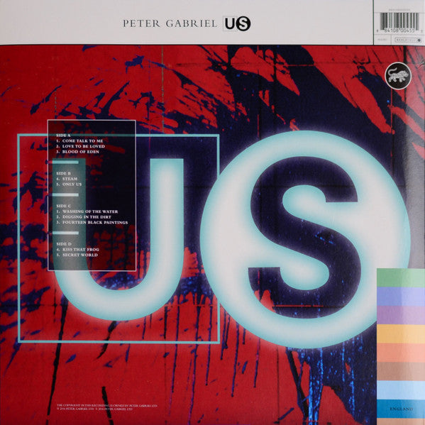 Peter Gabriel : Us (2xLP, Album, RE, RM)