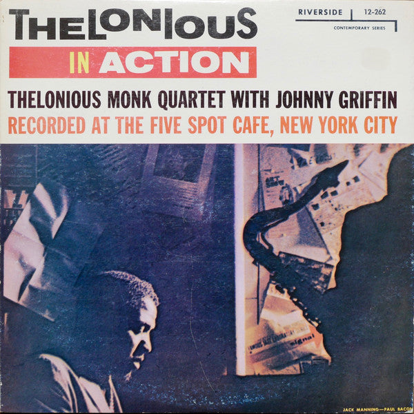 Thelonious Monk Quartet* With Johnny Griffin : Thelonious In Action (LP, Album, RE)