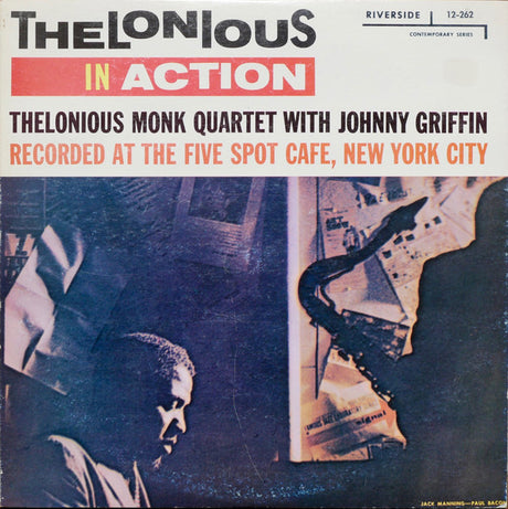 The Thelonious Monk Quartet With Johnny Griffin : Thelonious In Action (LP, Album, RE)