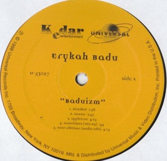 Erykah Badu : Baduizm (LP, Album, RE)