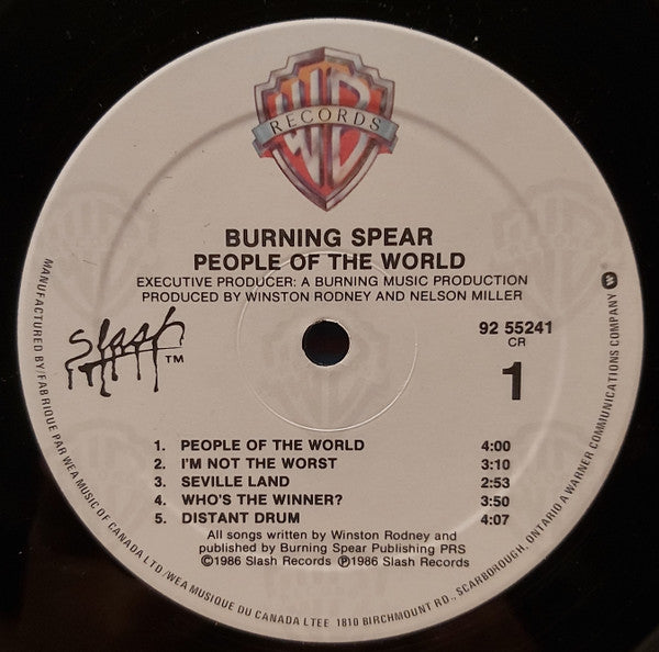 Burning Spear : People Of The World (LP)