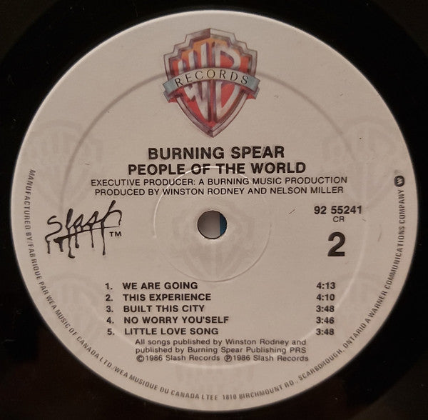 Burning Spear : People Of The World (LP)