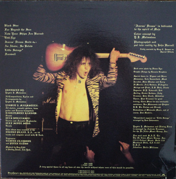 Yngwie Malmsteen : Rising Force (LP, Album)