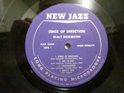 Walt Dickerson : A Sense Of Direction (LP, Album, Mono, No )