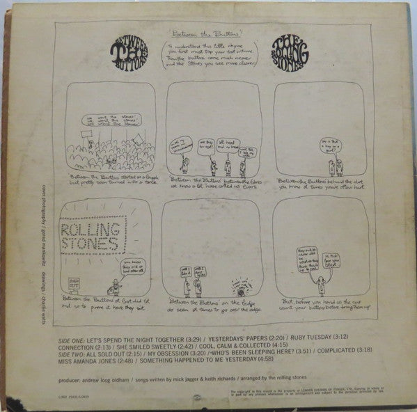 The Rolling Stones : Between The Buttons (LP, Album)