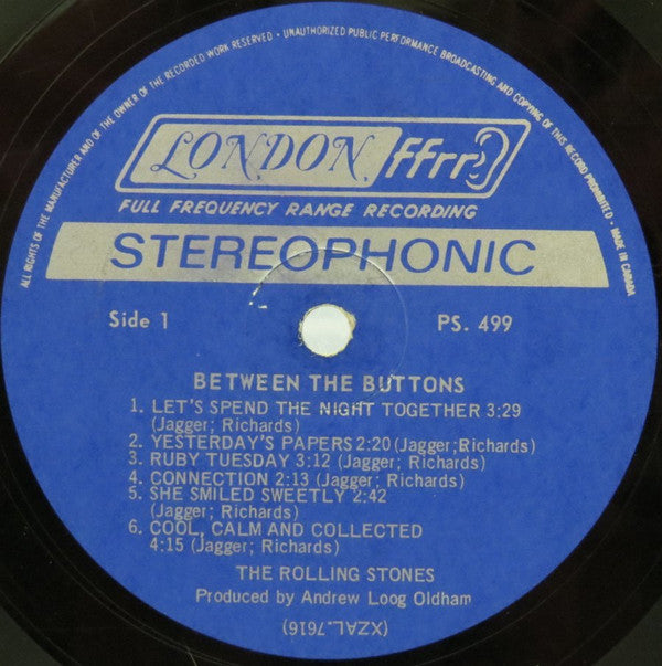 The Rolling Stones : Between The Buttons (LP, Album)