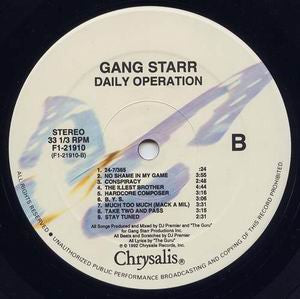 Gang Starr : Daily Operation (LP, Album)