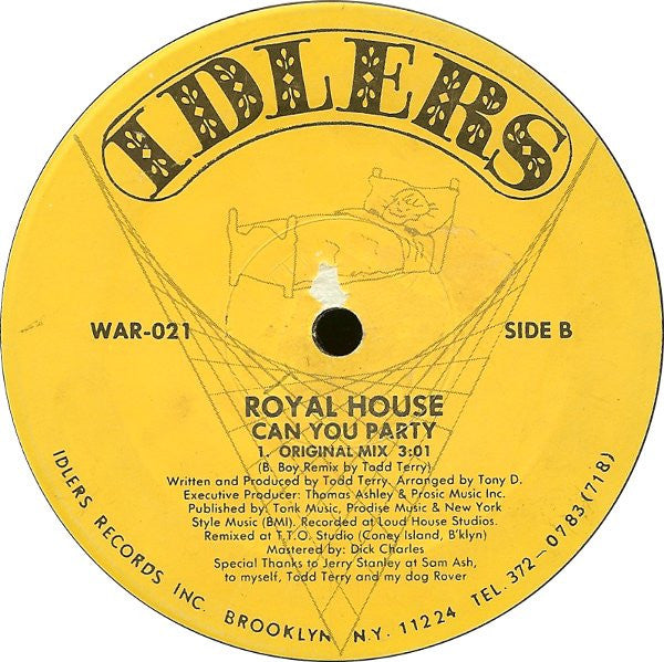 Royal House : Can You Party (12")