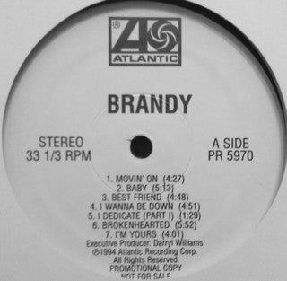 Brandy (2) : Brandy (LP, Album, Promo)