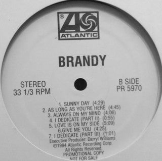 Brandy (2) : Brandy (LP, Album, Promo)