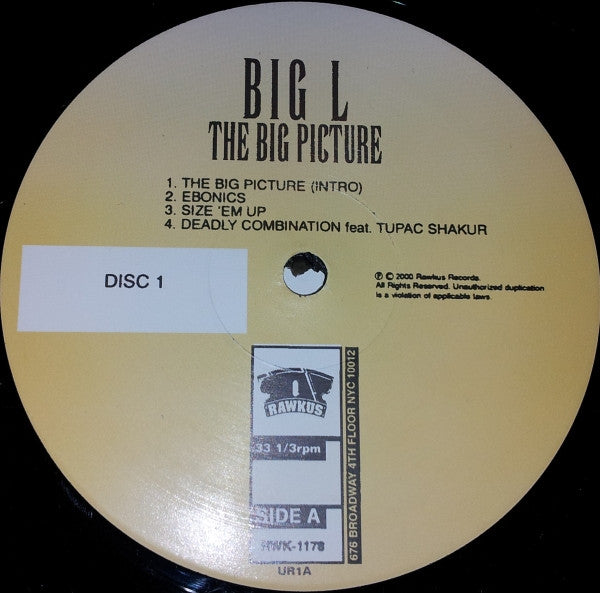 Big L : The Big Picture (2xLP, Album, Promo)
