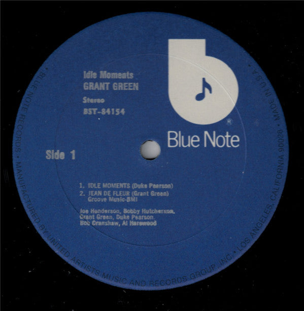 Grant Green : Idle Moments (LP, Album, RE)