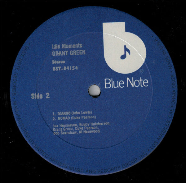 Grant Green : Idle Moments (LP, Album, RE)