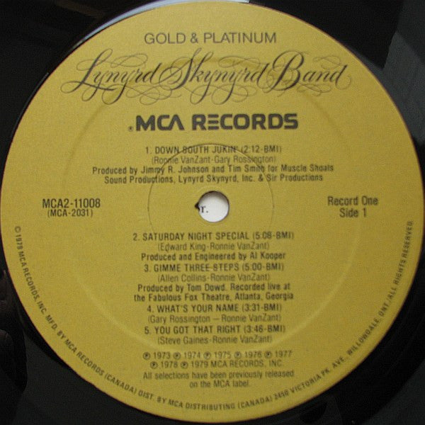 Lynyrd Skynyrd : Gold & Platinum (2xLP, Comp, Gat)