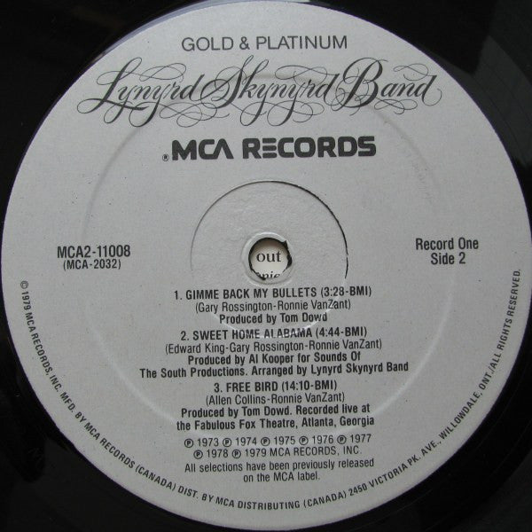 Lynyrd Skynyrd : Gold & Platinum (2xLP, Comp, Gat)