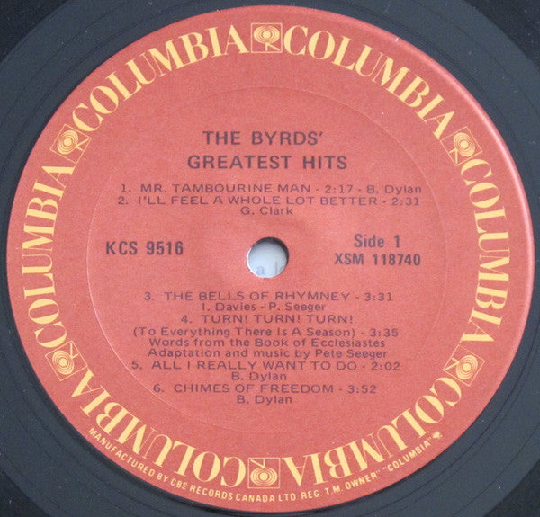 The Byrds : Greatest Hits (LP, Comp, RE)