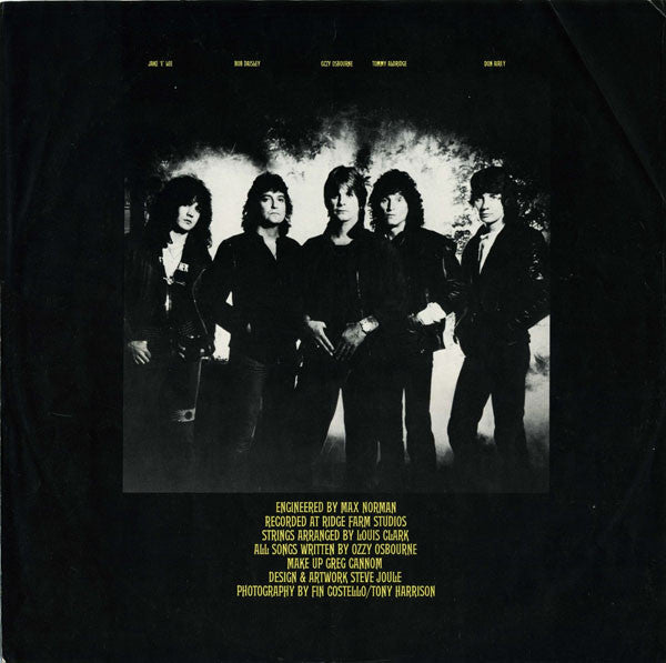 Ozzy Osbourne : Bark At The Moon (LP, Album)