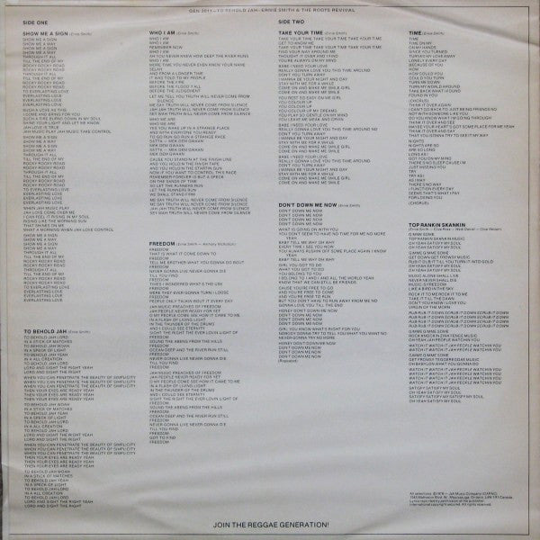 Ernie Smith & The Roots Revival : To Behold Jah (LP, Album)