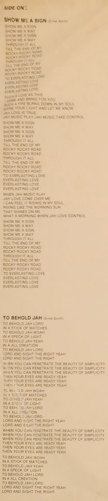 Ernie Smith & The Roots Revival : To Behold Jah (LP, Album)