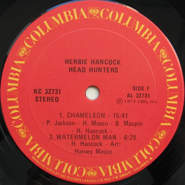 Herbie Hancock : Head Hunters (LP, Album, RE)