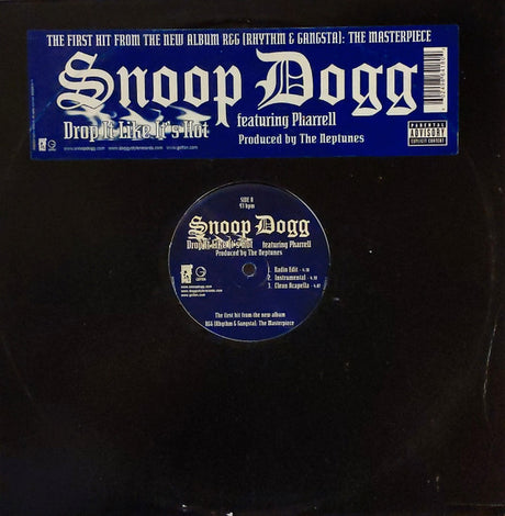 Snoop Dogg Featuring Pharrell* : Drop It Like It's Hot (12")