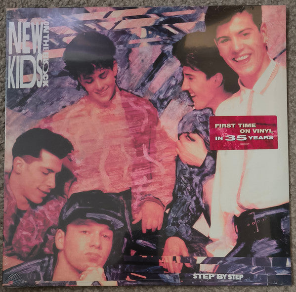 New Kids On The Block : Step By Step (LP, Album, RE)