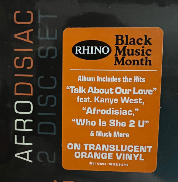 Brandy (2) : Afrodisiac (2xLP, Album, RE, Tra)